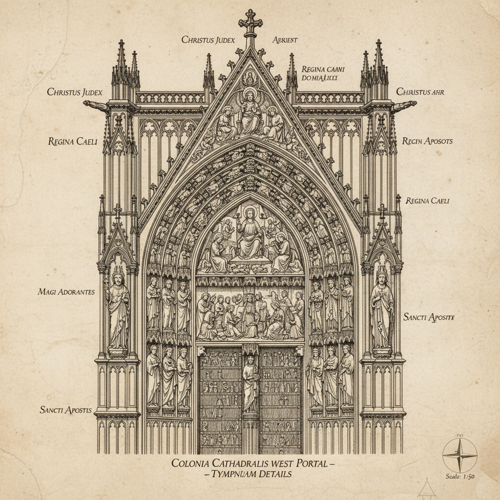 Cologne Cathedral Portal Details